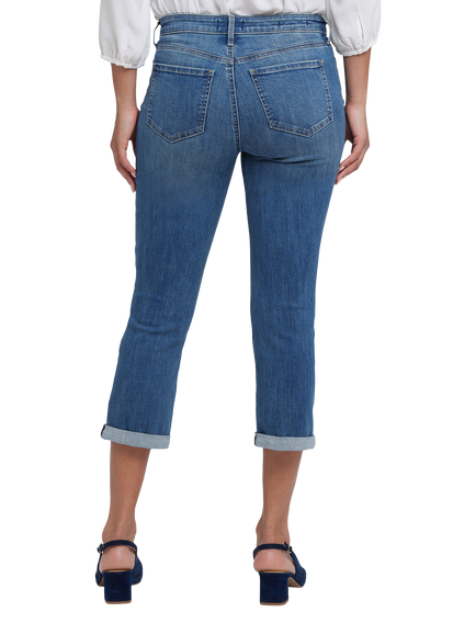 NYDJ Chloe Skinny Capri Jeans - view 2, Mid Blue
