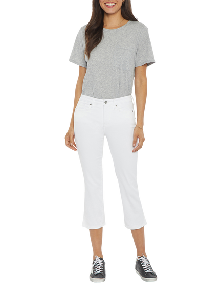 NYDJ Chloe Capri Jeans, Optic White