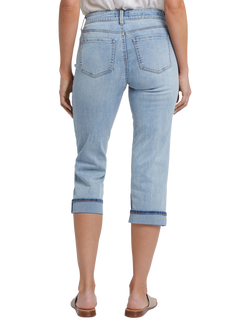 NYDJ Marilyn Straight Crop Jeans - view 2, Santiago Sea