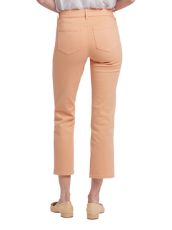 NYDJ Marilyn Straight Ankle Jeans - view 2, Apricot Nectar