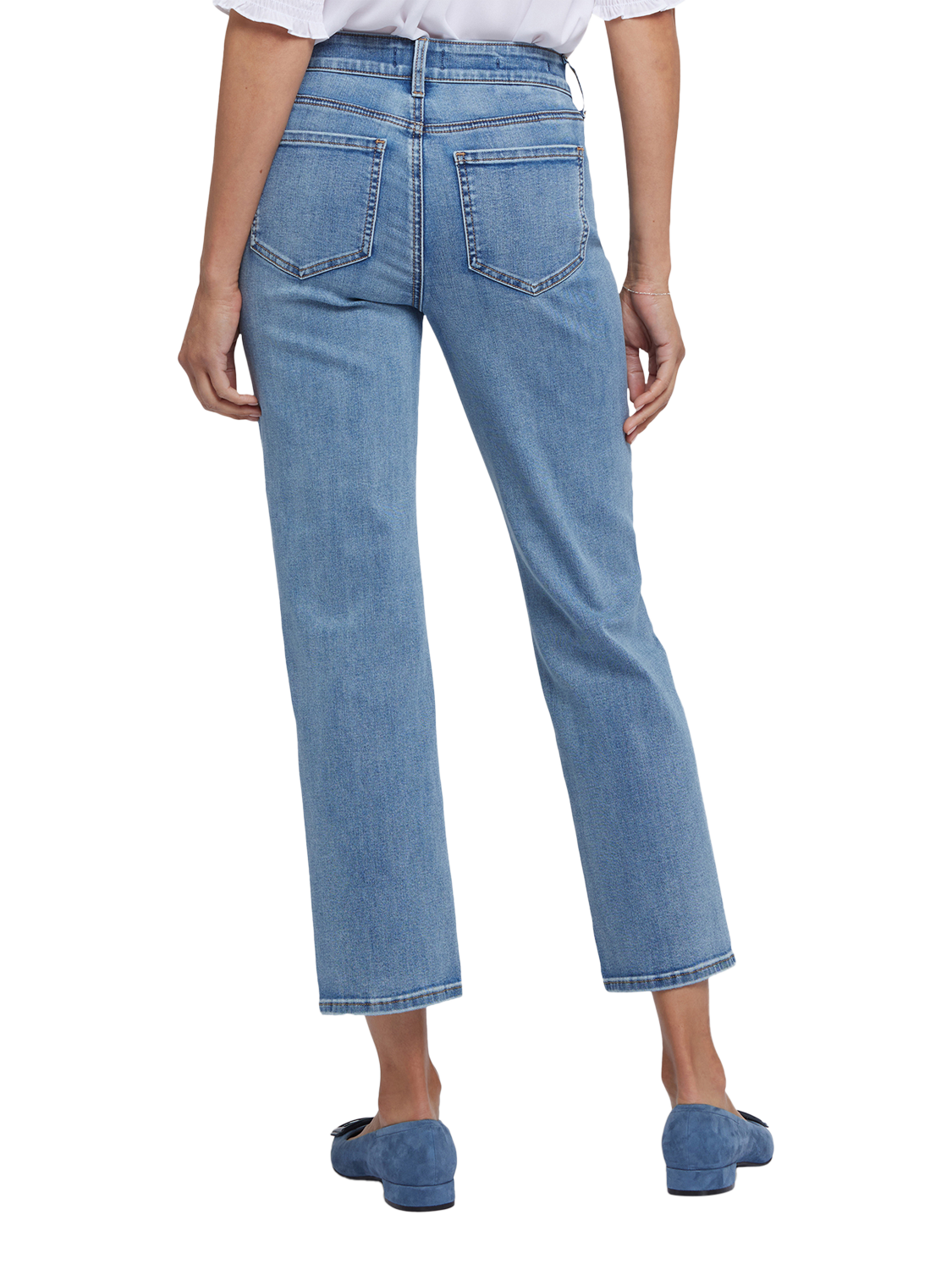 Product image 2 of 3, which shows NYDJ Marilyn Straight Ankle Jeans, Minorca Isle, 4