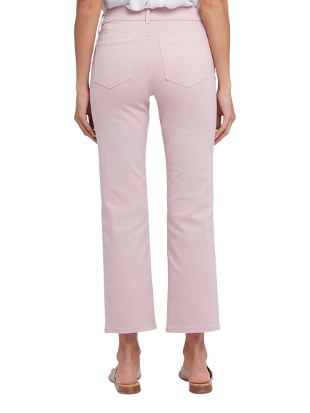 NYDJ Marilyn Straight Ankle Jeans - view 2, Pale Mauve