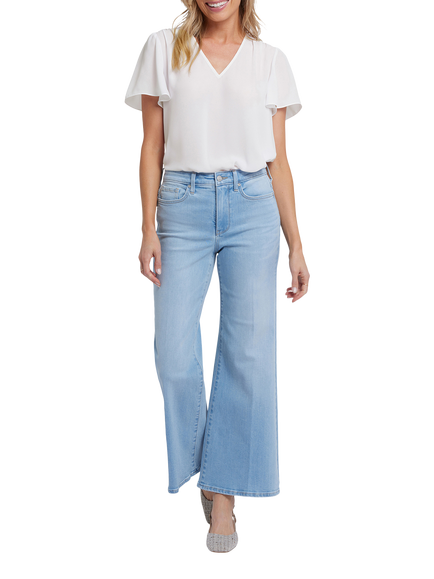 NYDJ Mia Palazzo Ankle Jeans, Canary Beach, Canary Beach