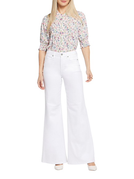 NYDJ Petite Mia Palazzo Jeans, Optic White