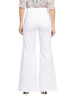NYDJ Petite Mia Palazzo Jeans - view 2, Optic White