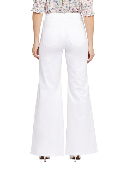 NYDJ Petite Mia Palazzo Jeans - view 2, Optic White