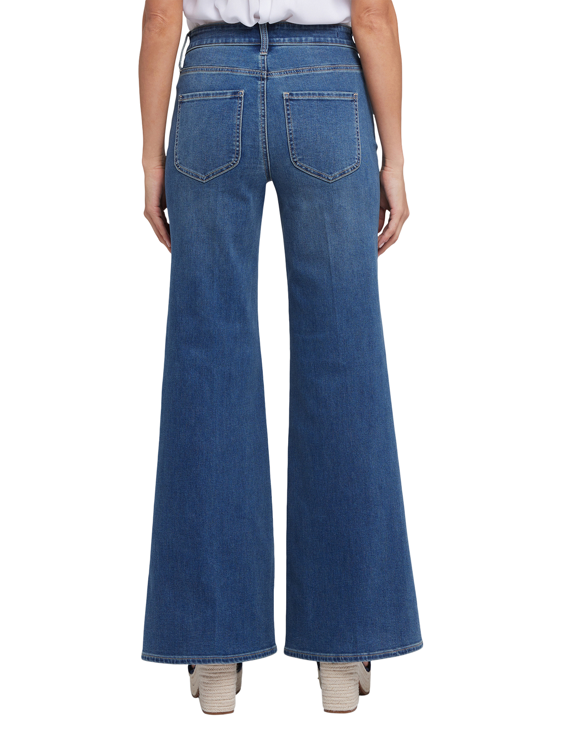 NYDJ Petite Mia Palazzo Jeans, Valencia Surf