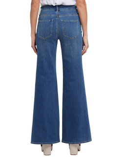 NYDJ Petite Mia Palazzo Jeans - view 2, Valencia Surf