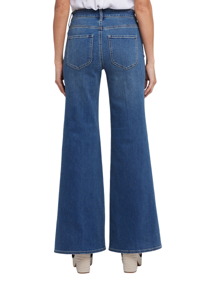 NYDJ Petite Mia Palazzo Jeans - view 2, Valencia Surf