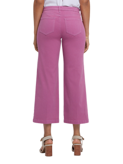 NYDJ Teresa Wide Leg Ankle Jeans - view 2, Red Violet