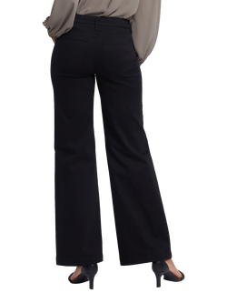 NYDJ Teresa Wide Leg Jeans - view 2, Black