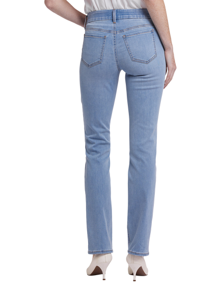 NYDJ Waist-Match Marilyn Straight Jeans - view 2, Santiago Sea