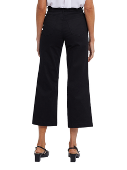 NYDJ Waist-Match™ Teresa Wide Leg Ankle Jeans - view 2, Black