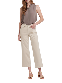 NYDJ Waist-Match™ Teresa Wide Leg Ankle Jeans, Feather