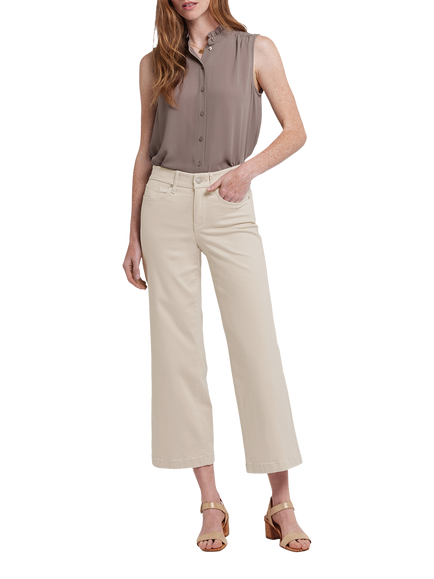 NYDJ Waist-Match™ Teresa Wide Leg Ankle Jeans, Feather