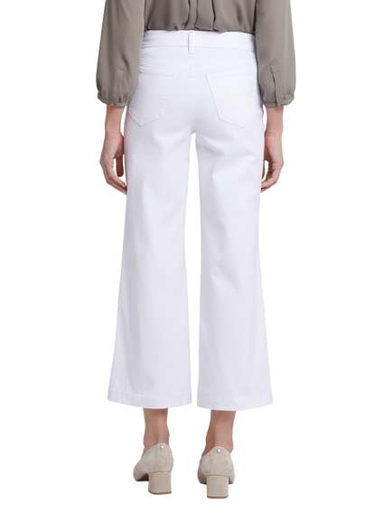 NYDJ Waist-Match™ Teresa Wide Leg Ankle Jeans - view 2, Optic White