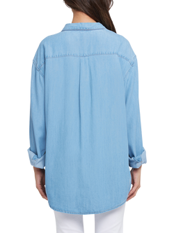 NYDJ Oversized Shirt, Canary Beach - view 2, Canary Beach