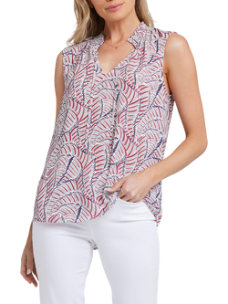 NYDJ Gemma Sleeveless Top, Calanda, Calanda