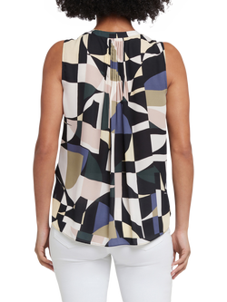 NYDJ Sleeveless Pintuck Blouse - view 2, Multi