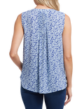 NYDJ Sleeveless Pintuck Blouse, Placida