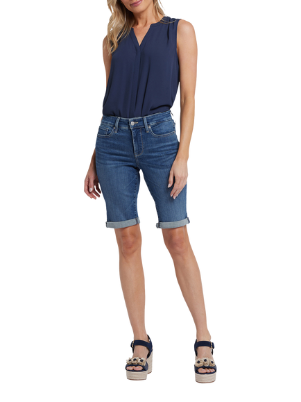 NYDJ Briella Denim Shorts, Valencia Surf