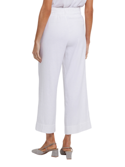NYDJ Waverly Linen Blend Trousers - view 2, White