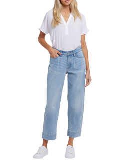 NYDJ High RIse Balloon Ankle Jeans, Santiago Sea