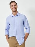Crew Clothing Linen Blend Regular Fit Shirt, Sky Blue