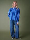 Cape Cove Jewel Carla Blouse, Electric Blue
