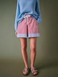 Cape Cove Moon Star Stripe Shorts, Red/Blue