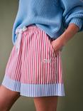 Cape Cove Moon Star Stripe Shorts, Red/Blue