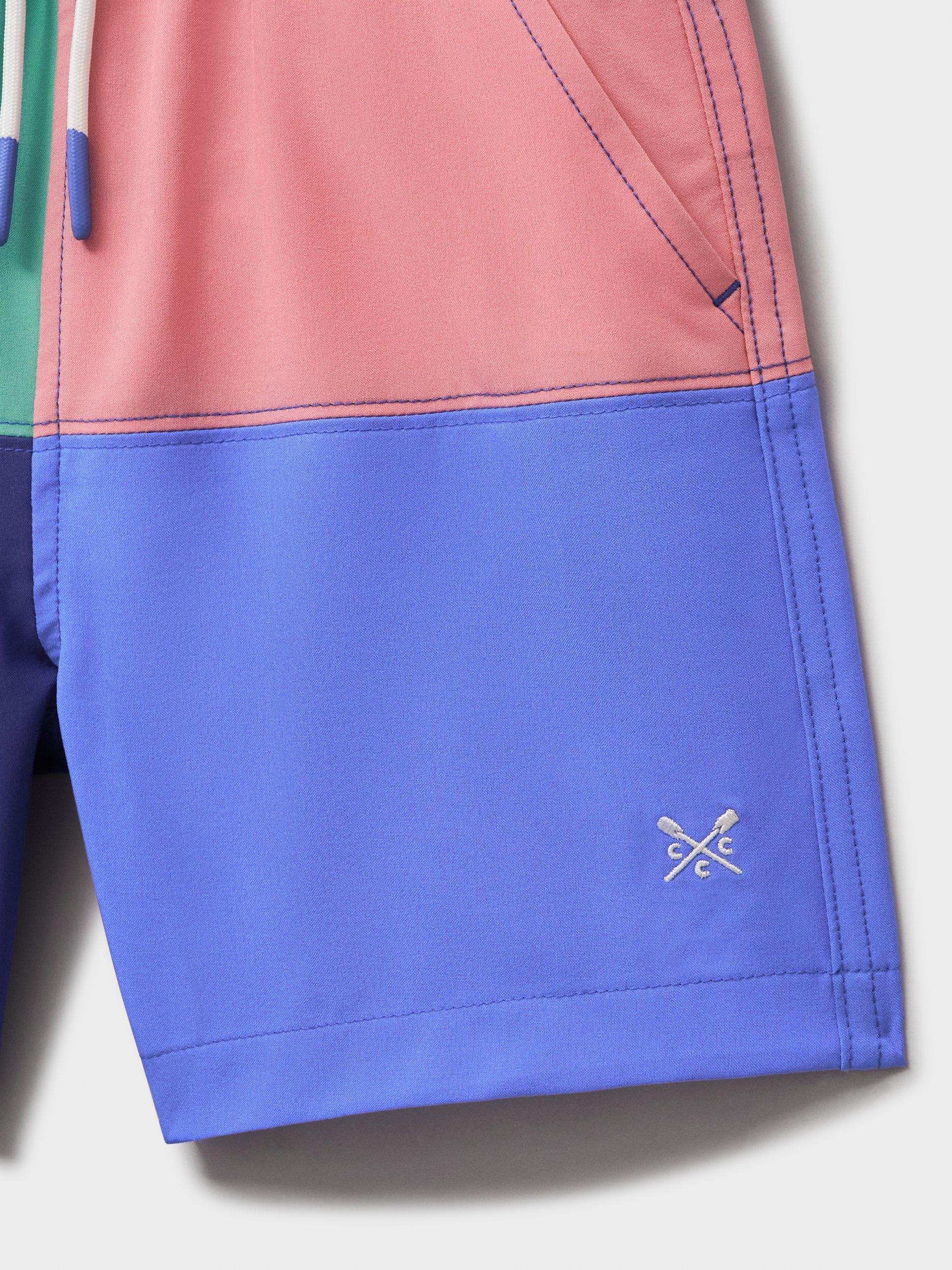 Product image 3 of 3, which shows Crew Clothing Kids' Swim Shorts, Multi, 8-9 years