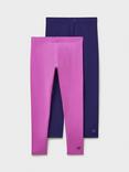 Crew Clothing Kids' Leggings, Pack of 2, Multi
