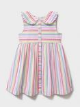 Crew Clothing Kids' Printed Cotton Sleeveless Dress, Multi