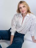 Cape Cove Spot Relaxed Blouse, Cream