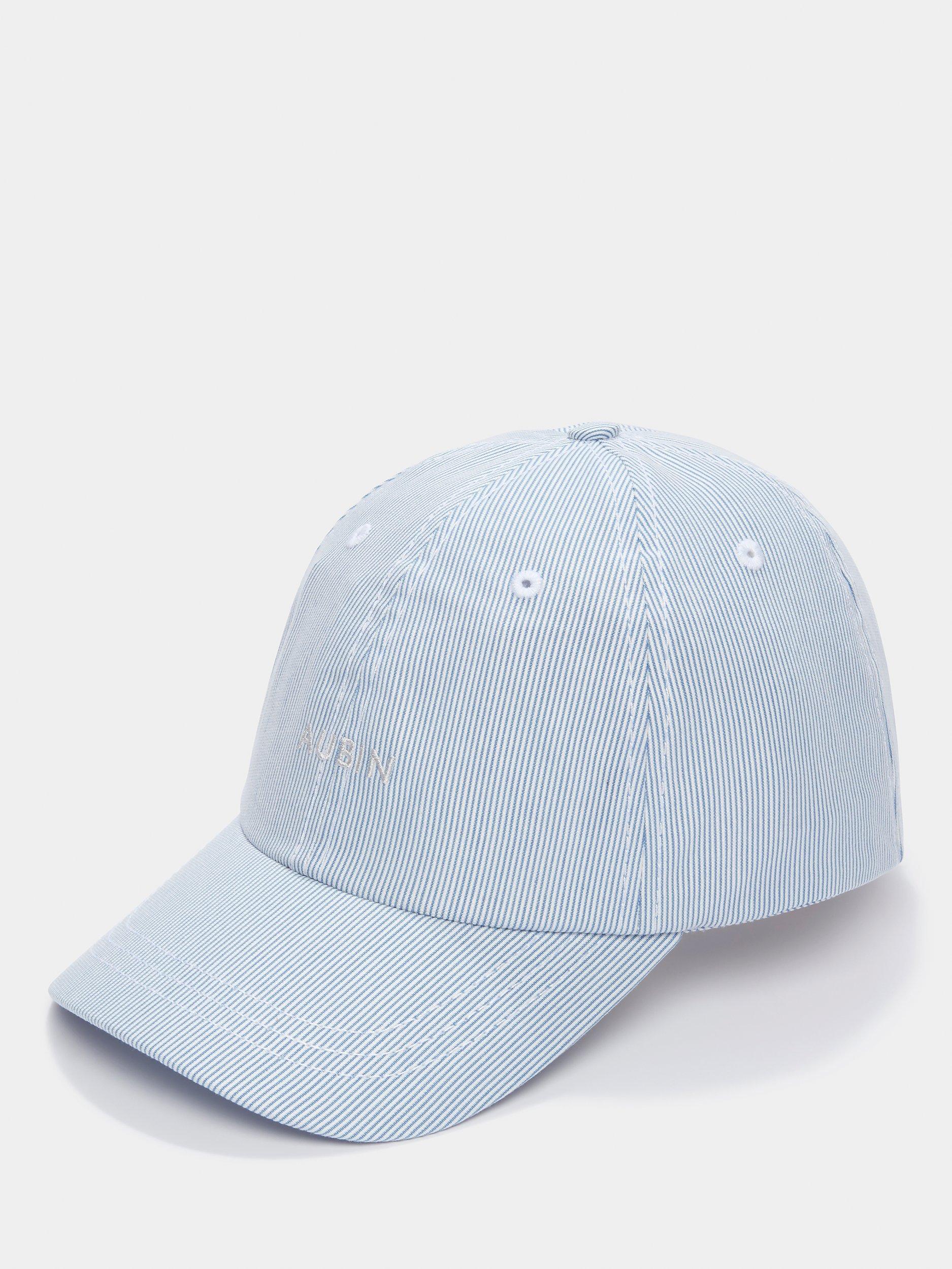 Product image 1 of 3, which shows Aubin Woodthorpe Baseball Cap, Blue/White, One Size