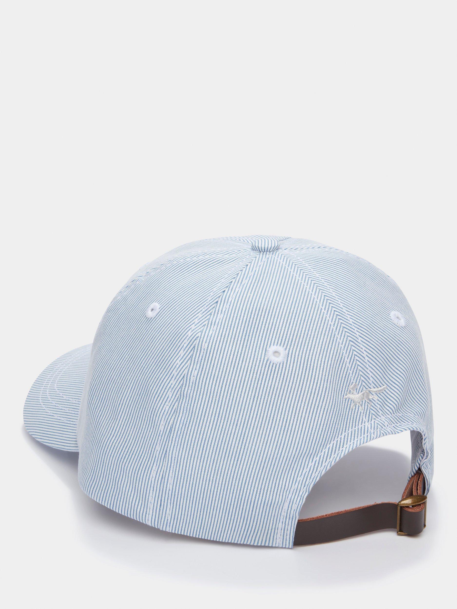 Product image 2 of 3, which shows Aubin Woodthorpe Baseball Cap, Blue/White, One Size