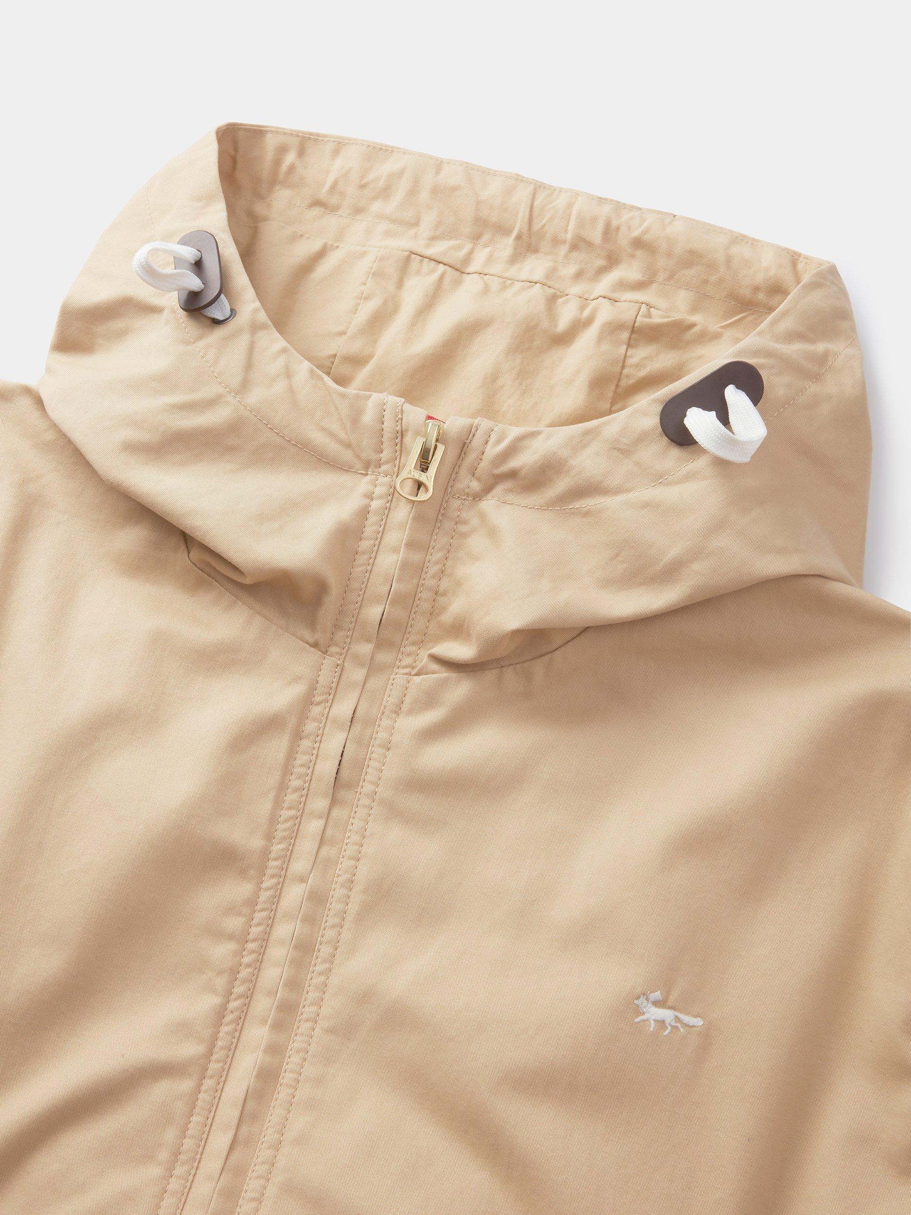 Product image 7 of 8, which shows Aubin Kirkmond Cotton Windbreaker Jacket, Beige, M
