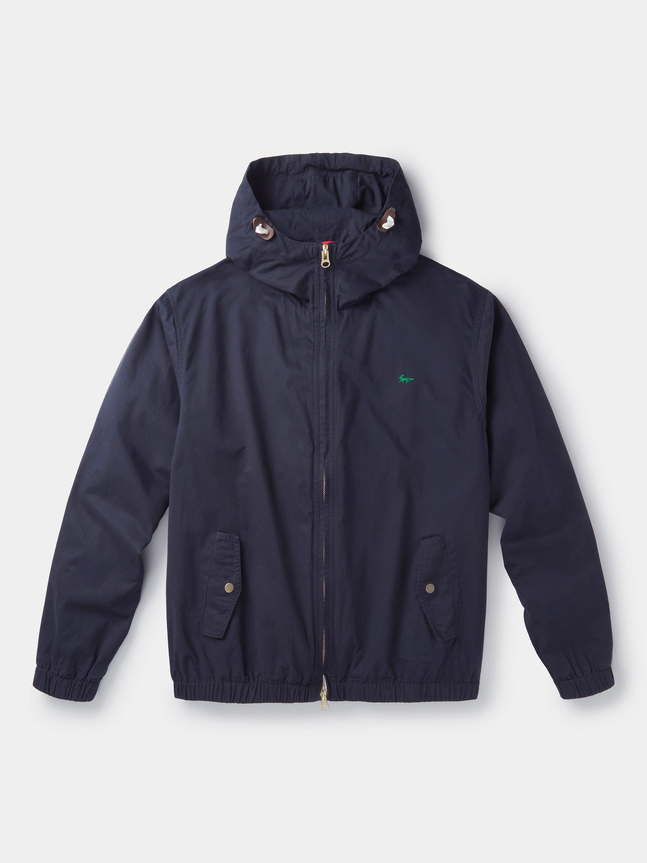 Product image 9 of 9, which shows Aubin Kirkmond Cotton Windbreaker Jacket, Navy, S
