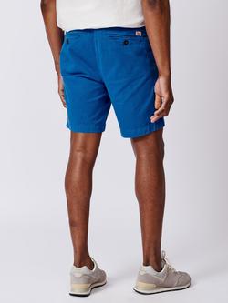 Aubin Stamford Cotton Regular Fit Chino Shorts - view 2, Washed Cobalt