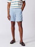 Aubin Stamford Cotton Regular Fit Chino Shorts, Pale Blue