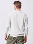 Aubin Holywell Organic Cotton Textured Crew Jumper