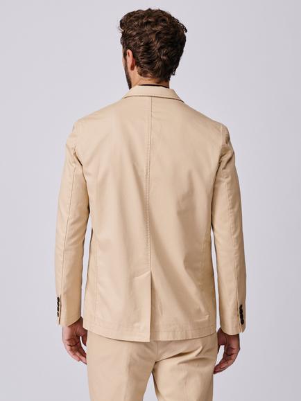 Aubin Mareham Patch Pocket Suit Jacket - view 2, Sand
