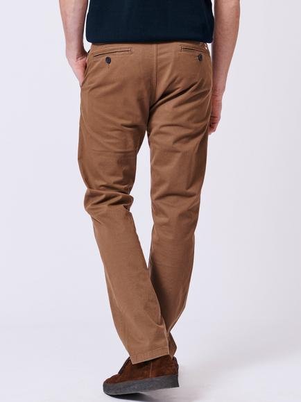 Aubin Witham Stretch Chinos - view 2, Toffee