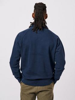 Aubin Dunster Zip Neck Jumper - view 2, Navy