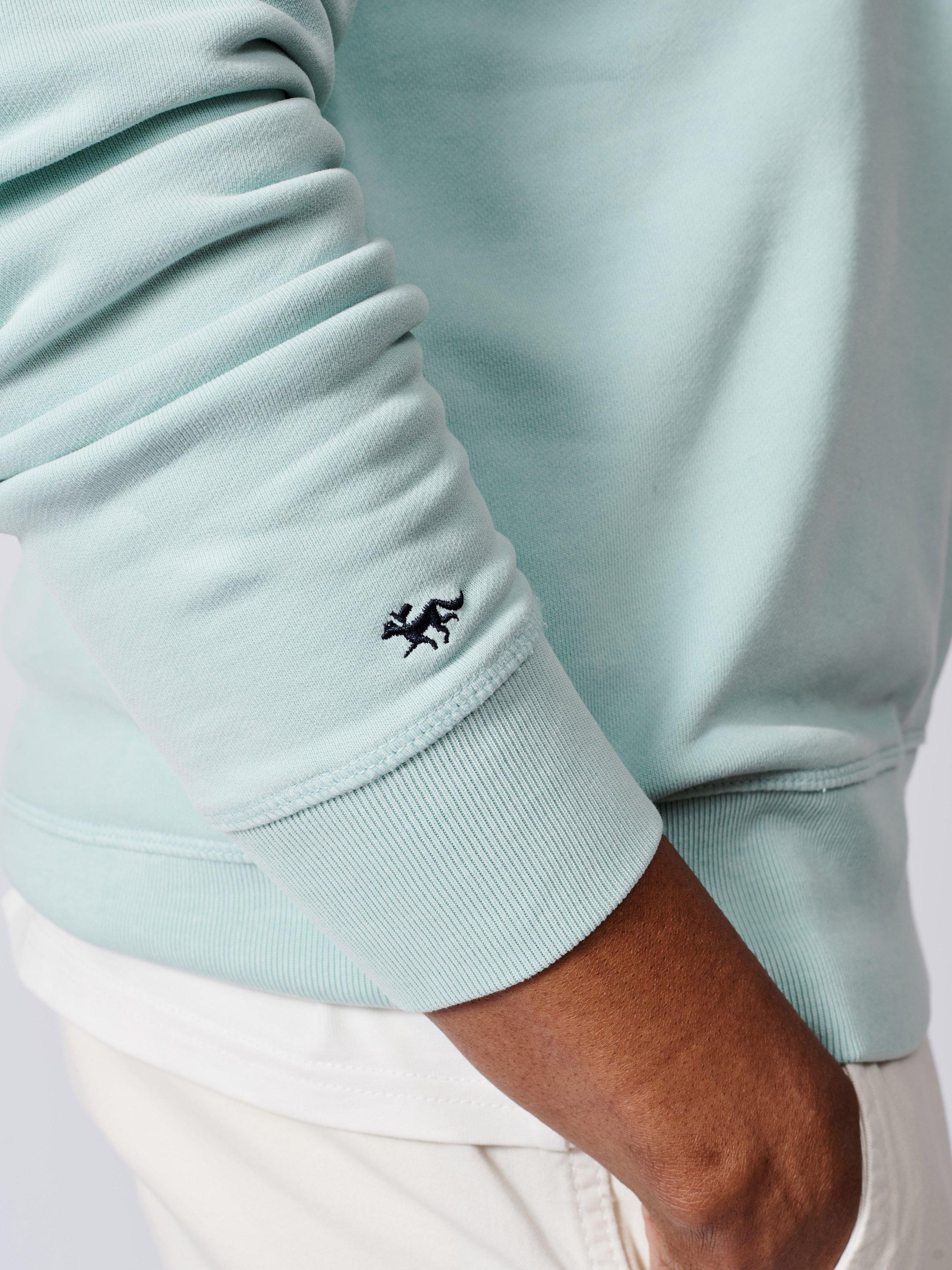 Product image 5 of 6, which shows Aubin Vestry Crew Neck Sweatshirt, Mint, XXL