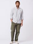 Aubin Aldridge Oxford Cotton Button Down Shirt, Candy Stripe