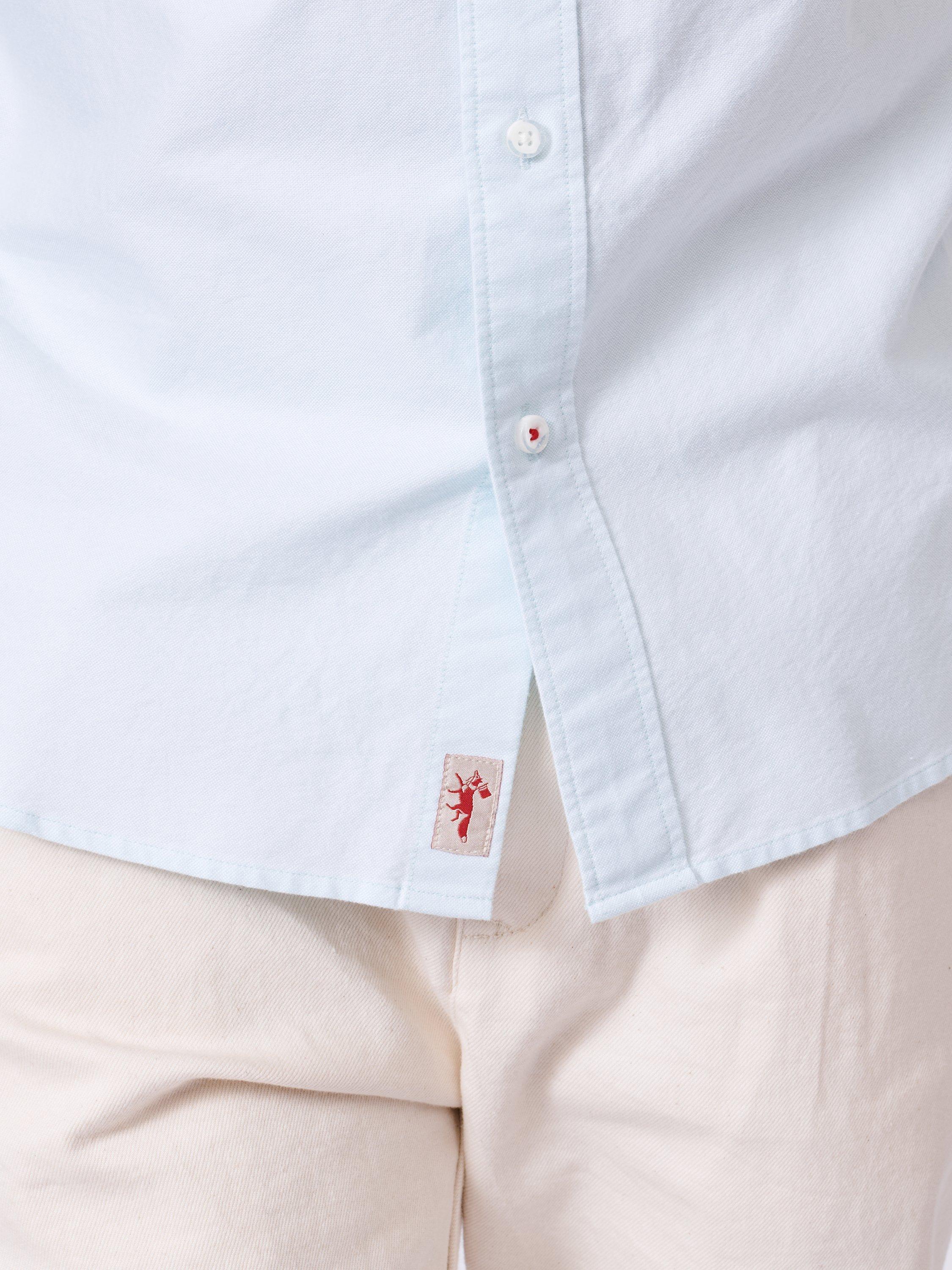Product image 6 of 7, which shows Aubin Aldridge Oxford Cotton Button Down Shirt, Mint, S