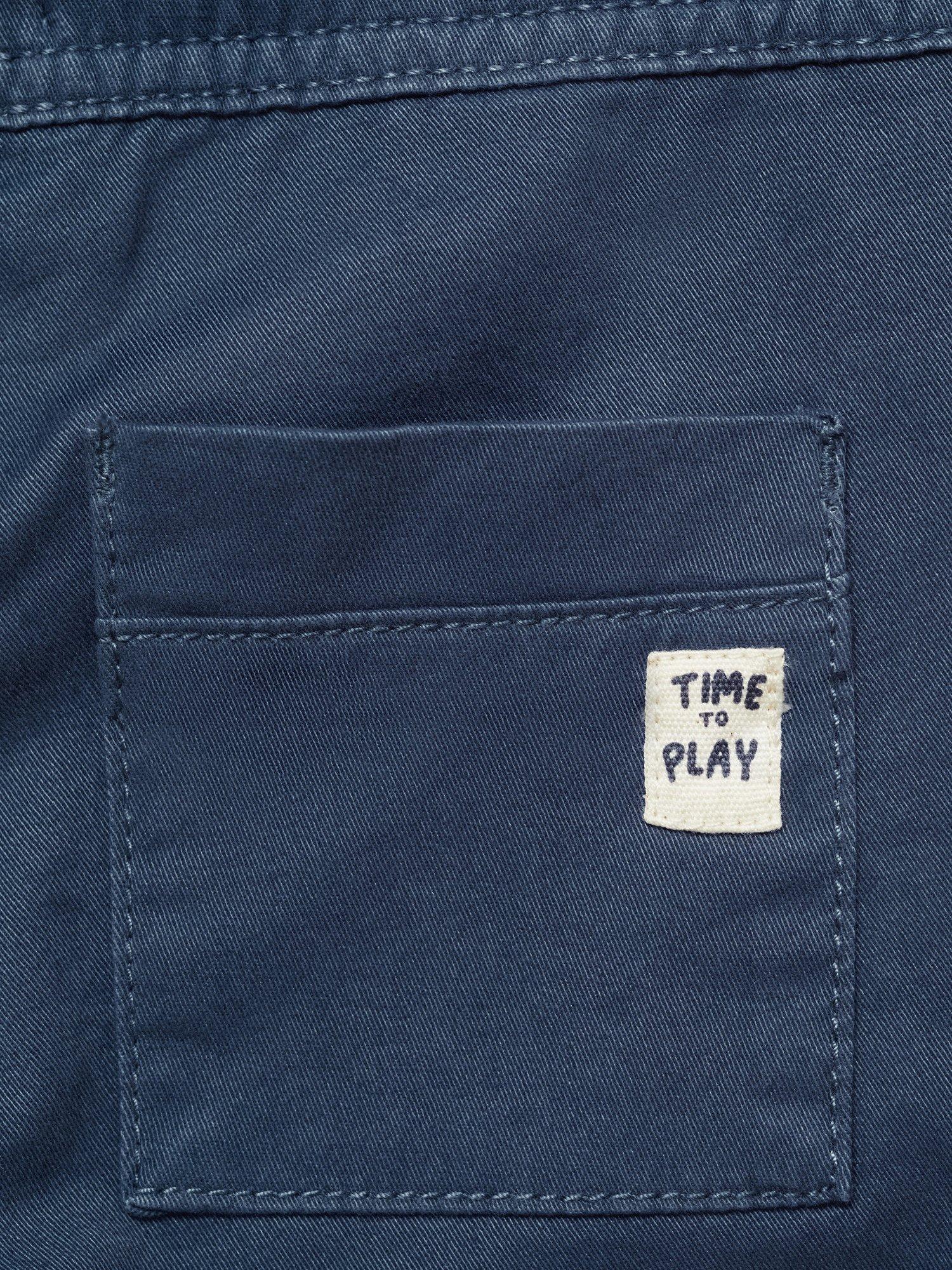 Product image 4 of 5, which shows Mango Kids' Cord Trousers, Medium Blue, 18-24 months