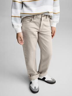 Mango Kids' Regular Fit Jeans, Grey, Grey